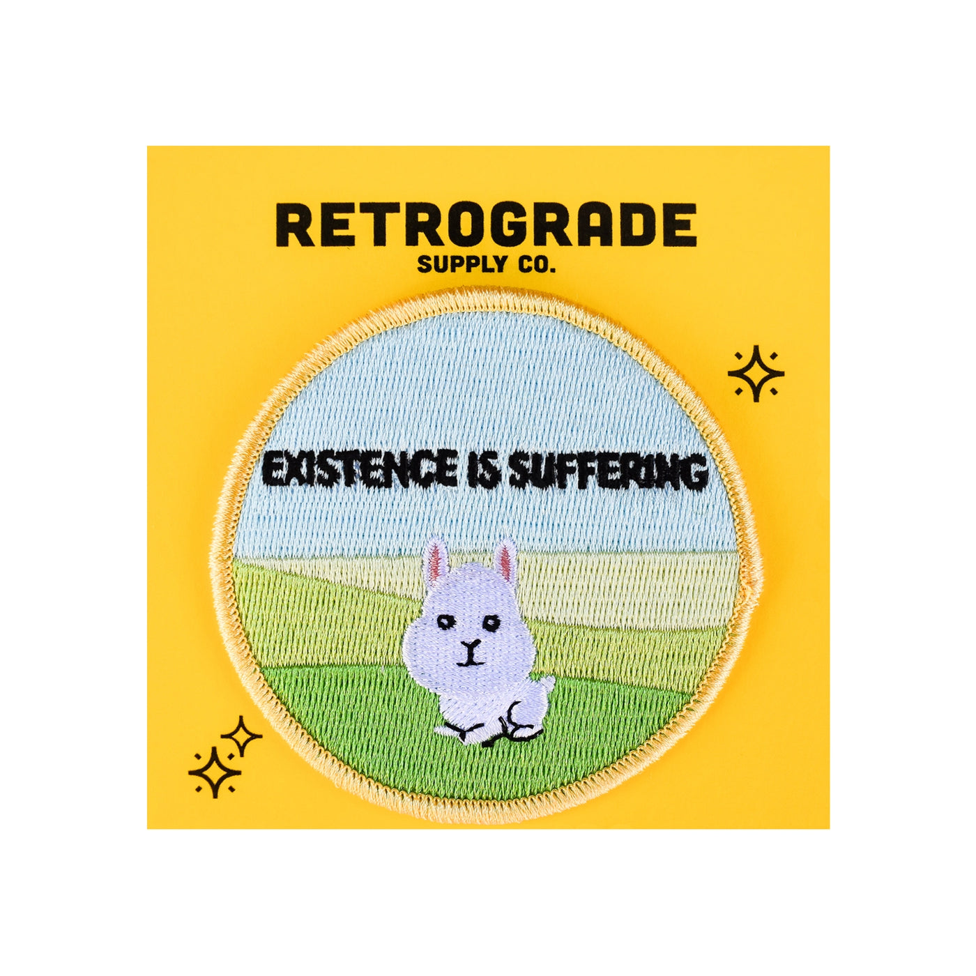 Existence Is Suffering Embroidered Patch