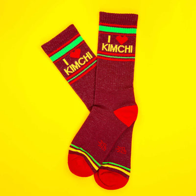 I ❤️ KIMCHI Gym Crew Socks