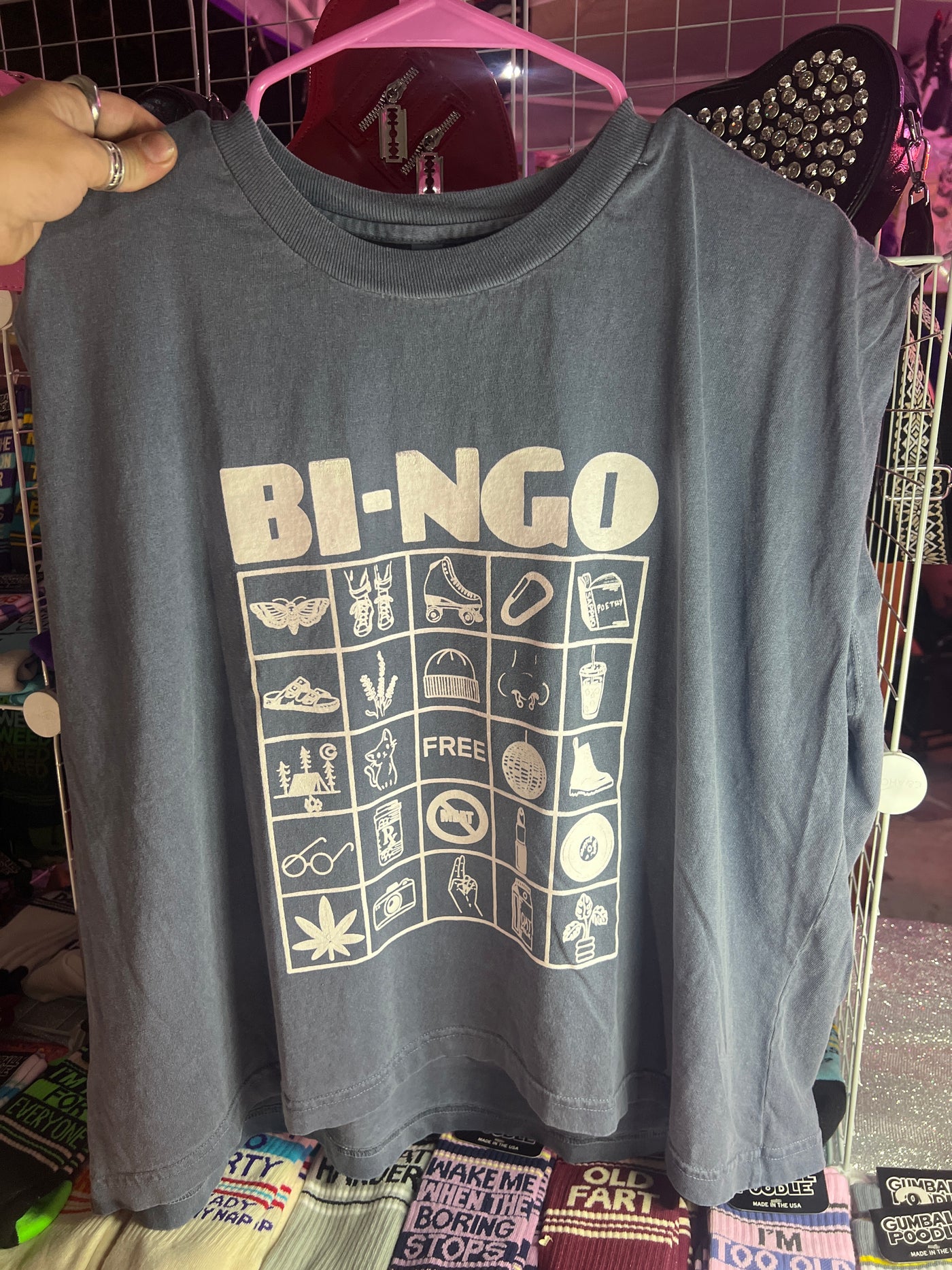 BI BINGO Crop Top Shirt