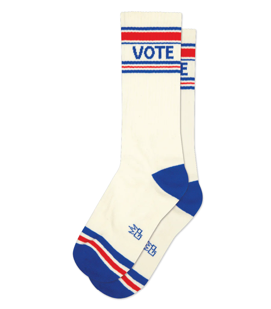 VOTE Gym Crew Socks