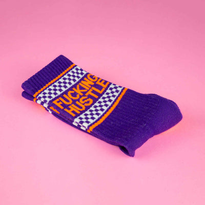 FUCKING HUSTLE Gym Crew Socks