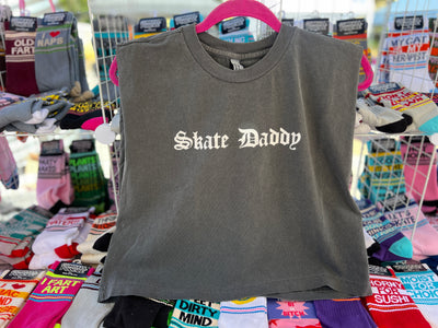 Skate Daddy Shirt no sleeve crop top [unisex sizing]