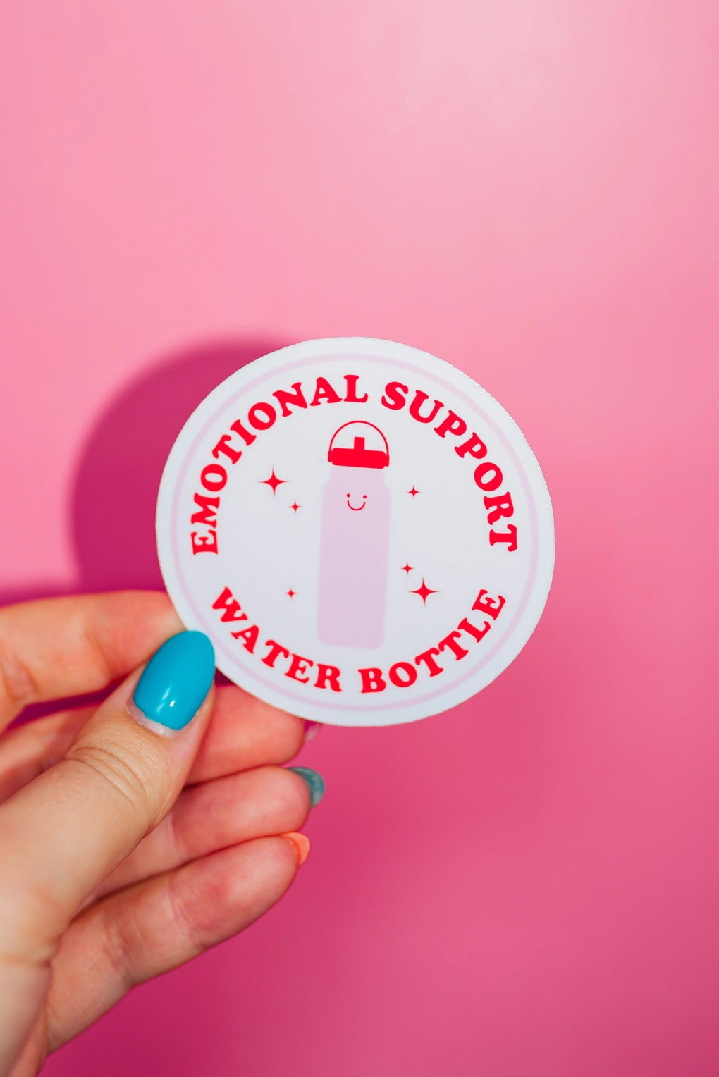 Emotional Support Water Bottle Sticker