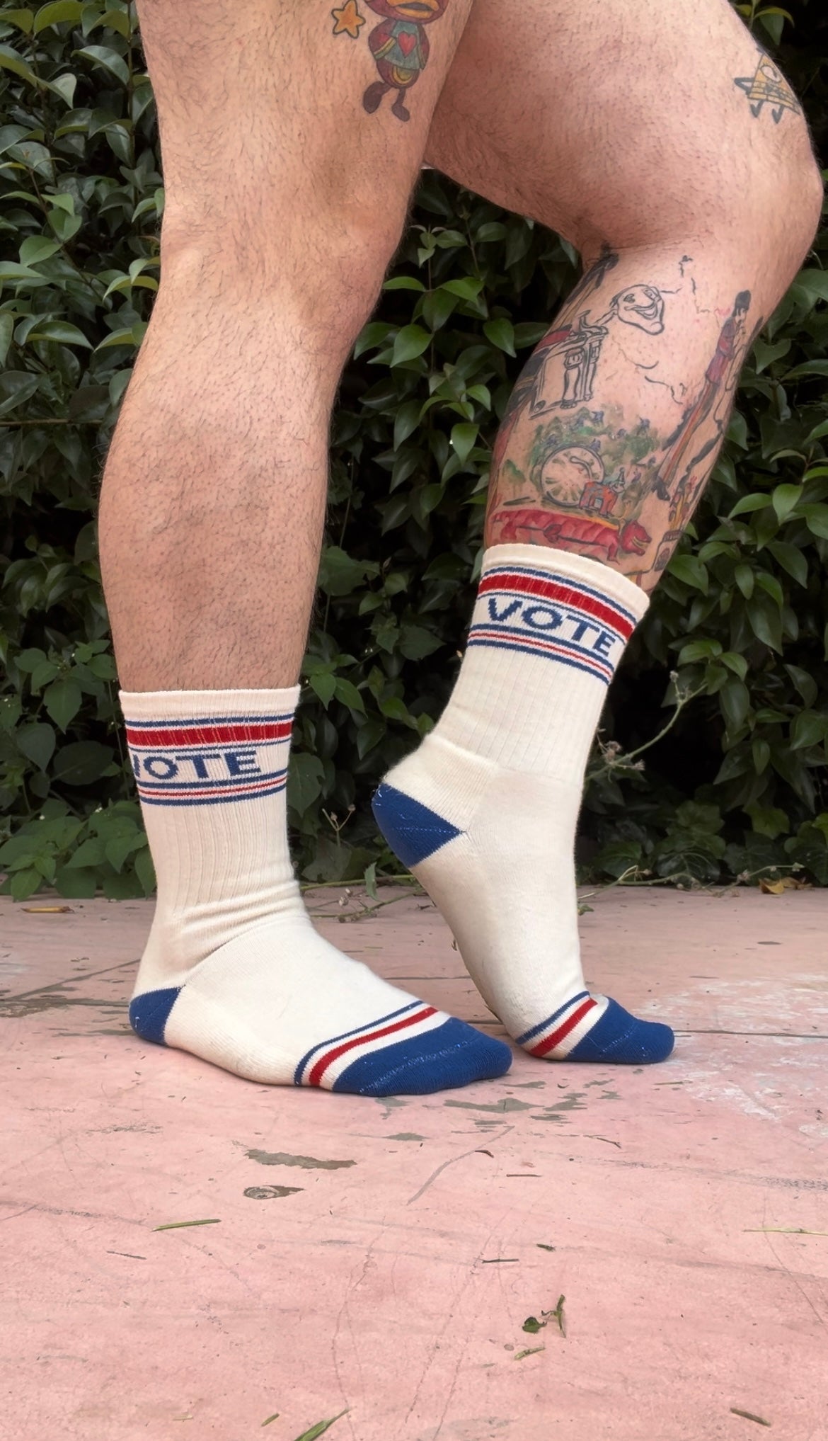 VOTE Gym Crew Socks