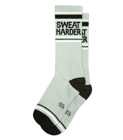 SWEAT HARDER Gym Crew Socks