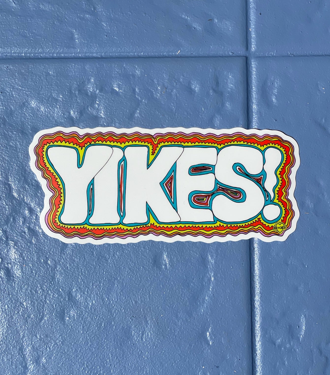 Yikes Bumper sticker