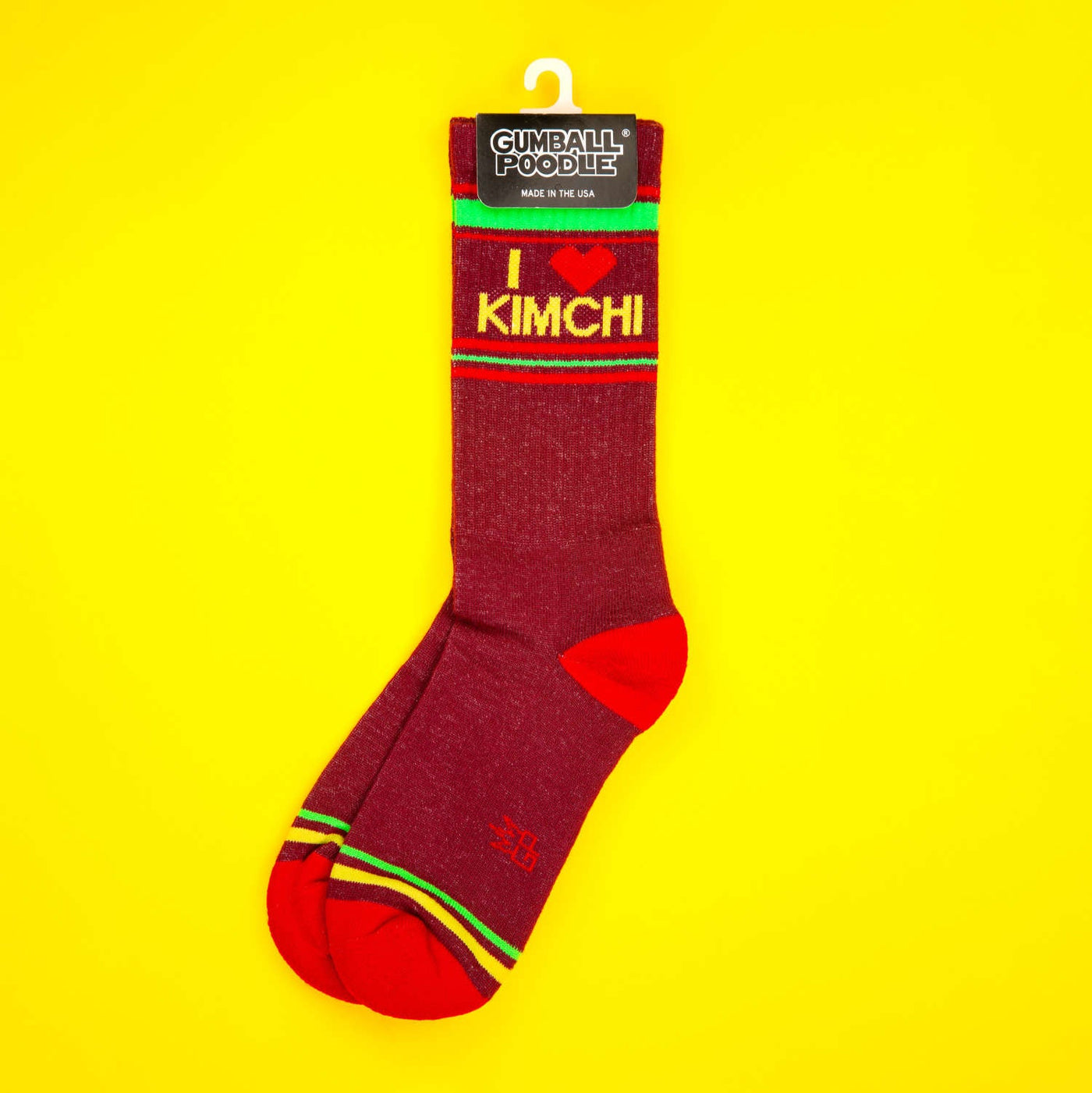 I ❤️ KIMCHI Gym Crew Socks