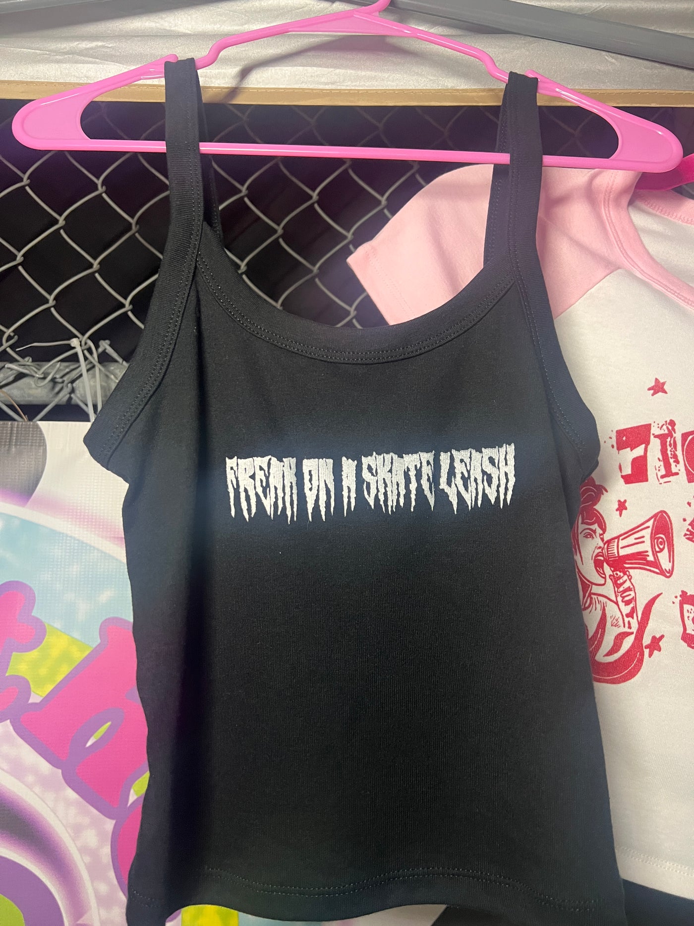 Freak on a Skate Leash shirt - Black tank top