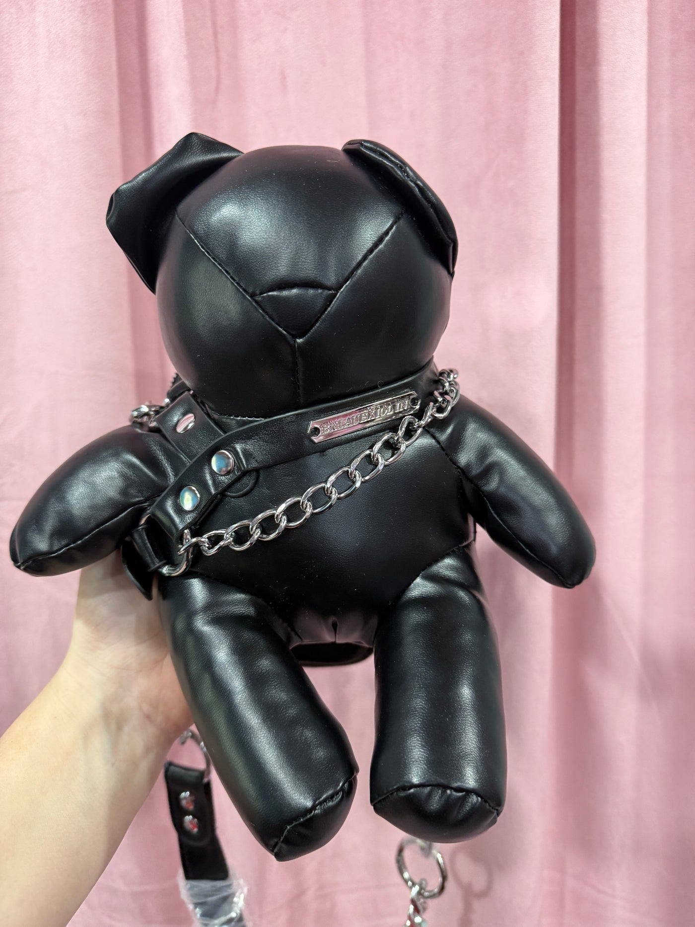 Black Bondage bear purse