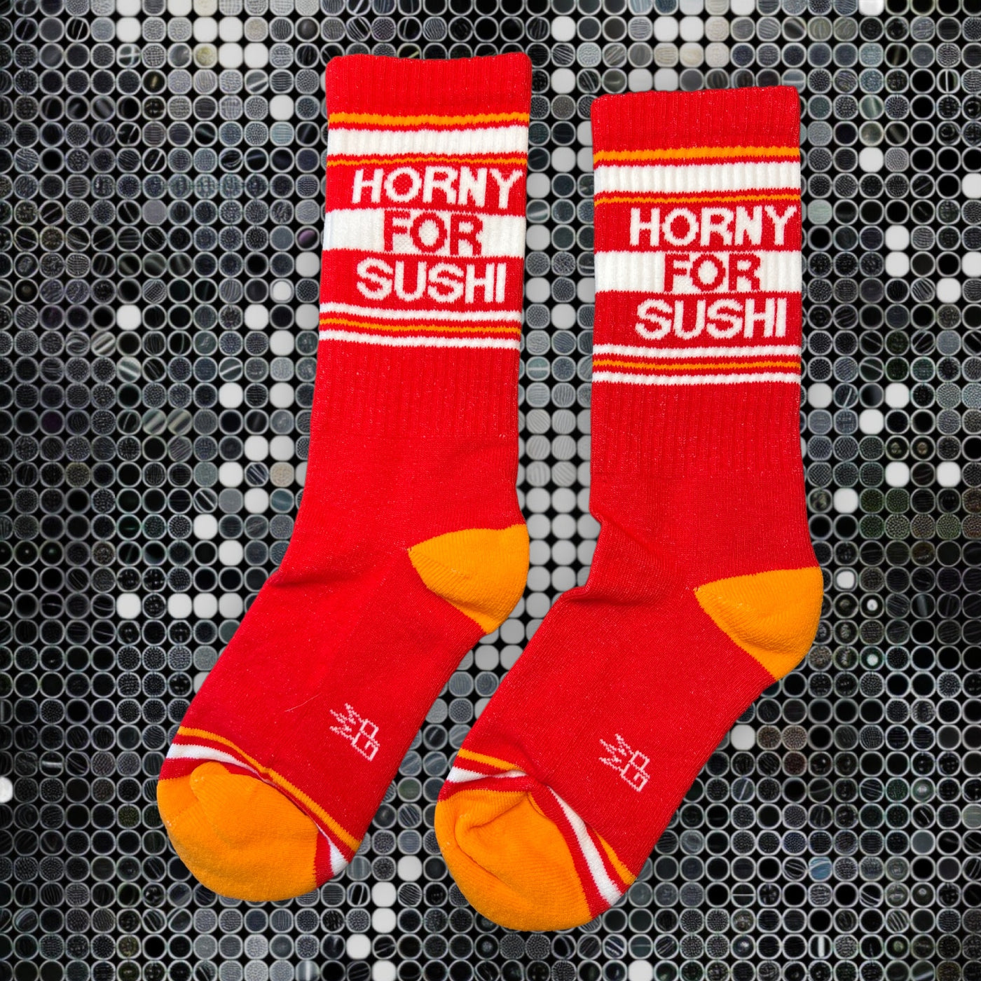 I ❤️ SUSHI gym crew socks