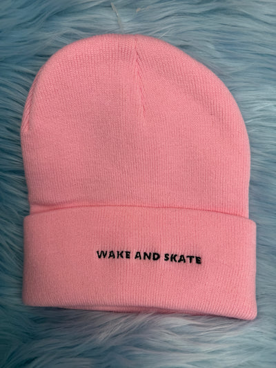 Wake and Skate *choose your color* beanie