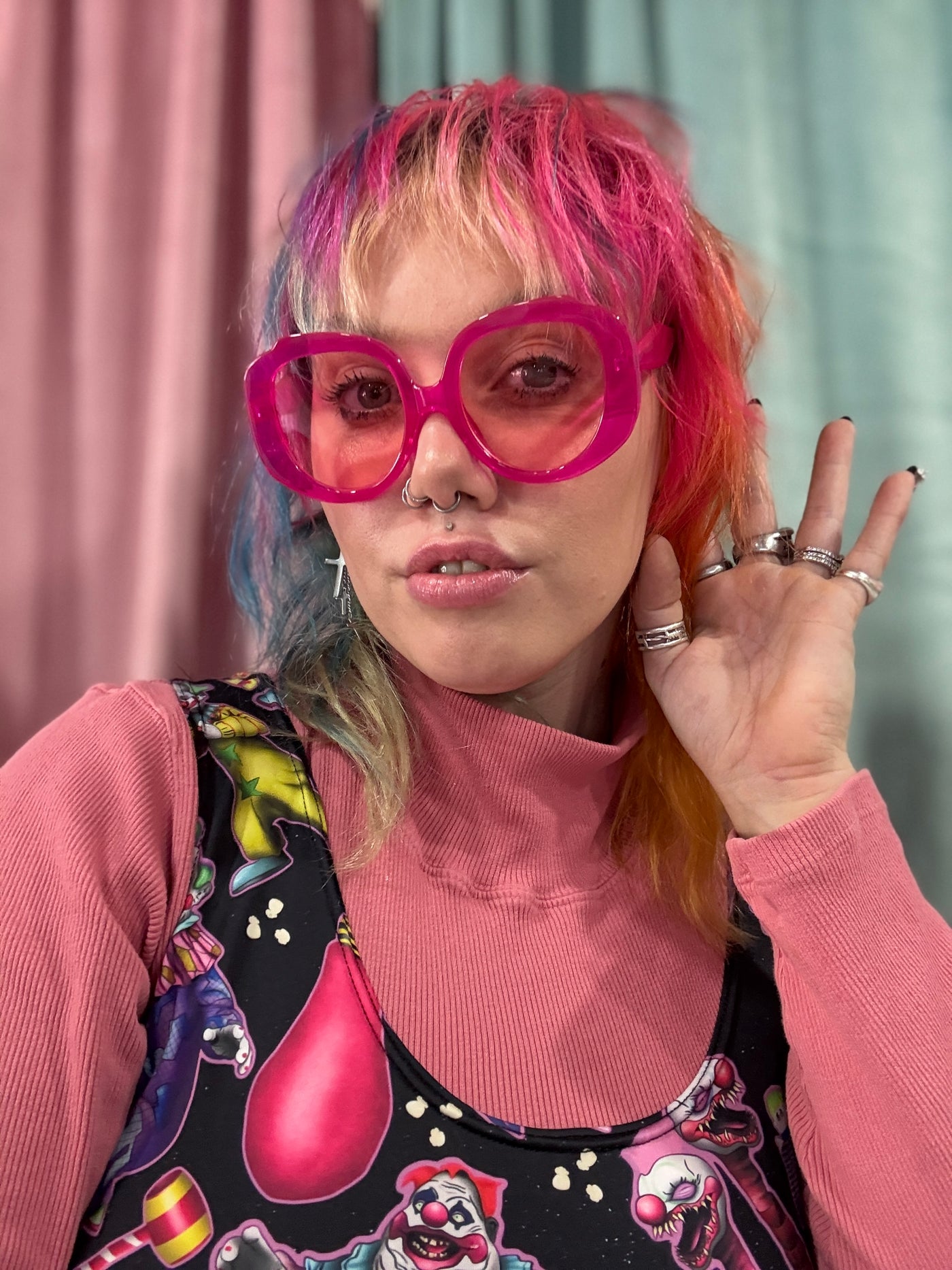 Hot Pink Hot Head Sunglasses