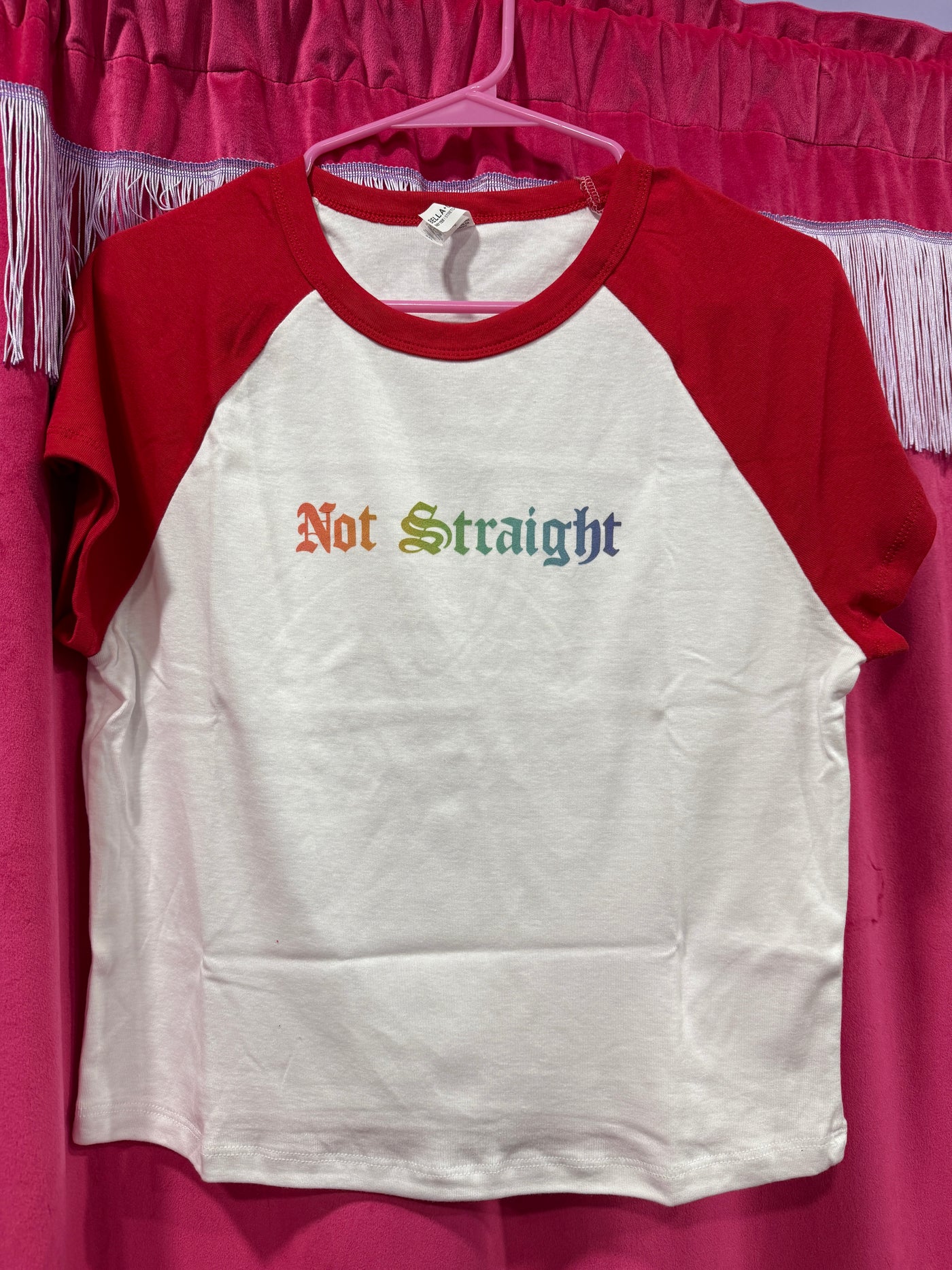 Not Straight Baby T-Shirt ~2 sleeve color options~