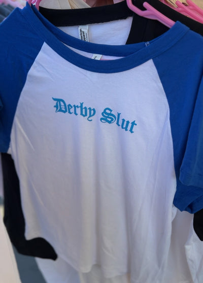 Derby Slut Blue Baby Tee