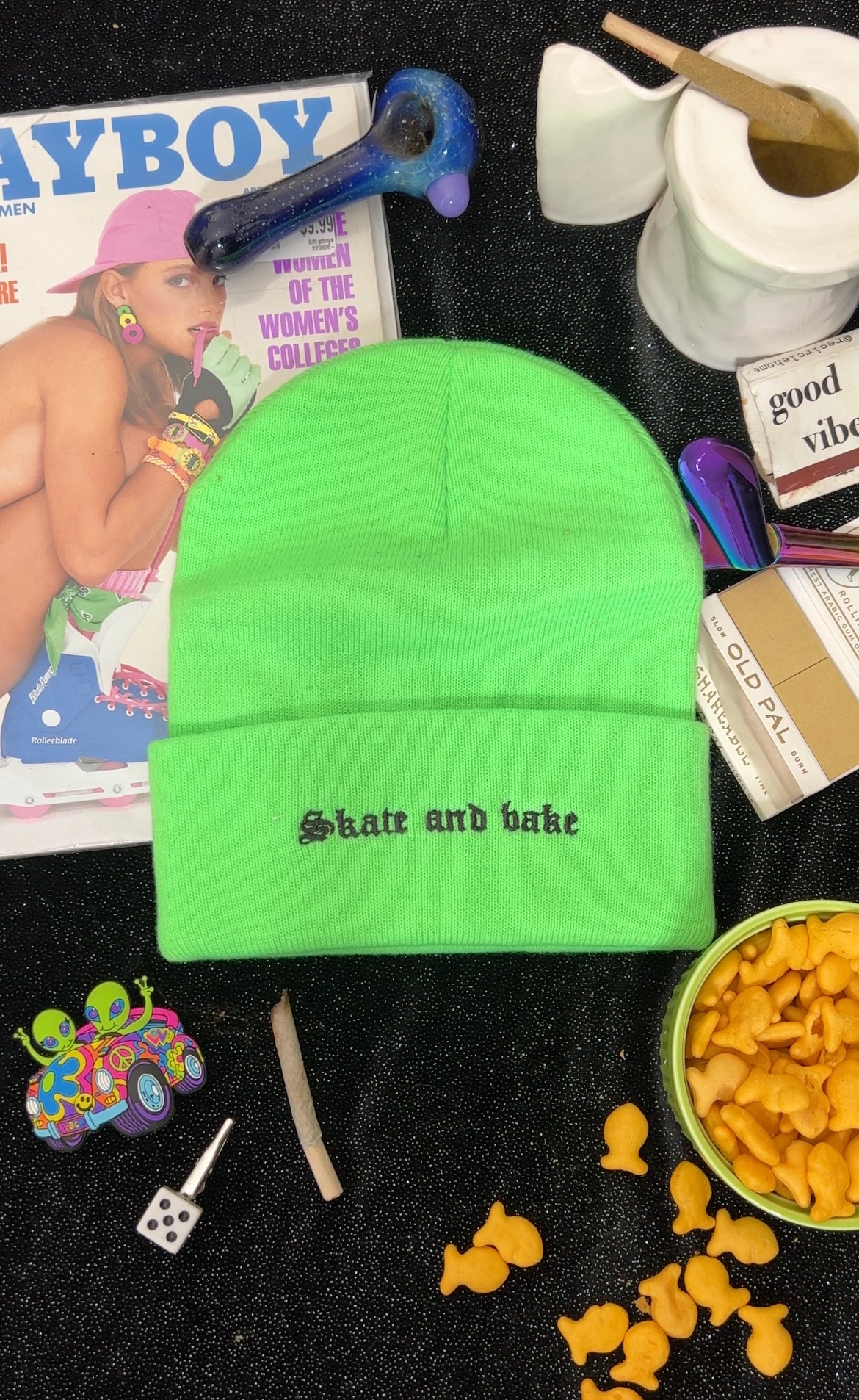 Skate and Bake Beanie *Choose Your Color*