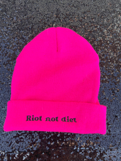 Riot Not Diet Beanie *Choose Your Color*