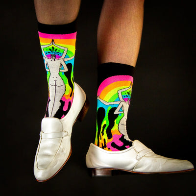 DERRIERE OF DOOM Dress Crew Socks