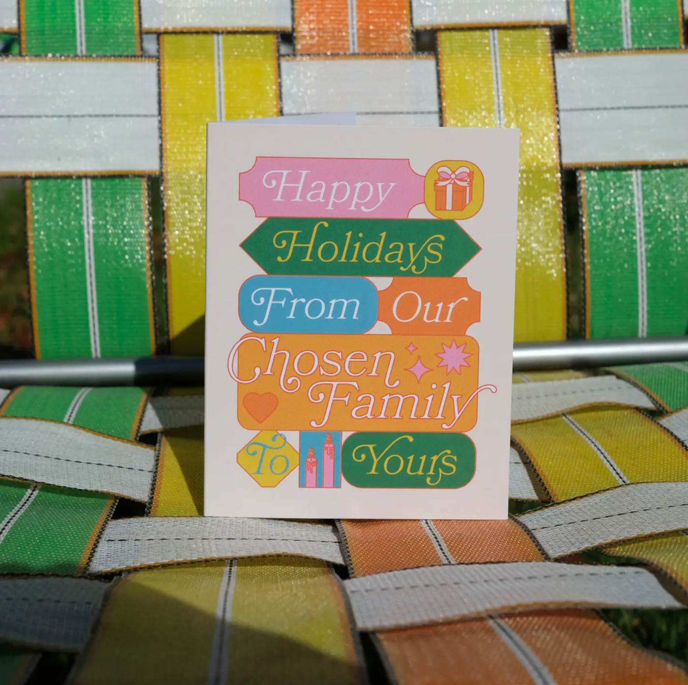 Chosen Family Holidays Card