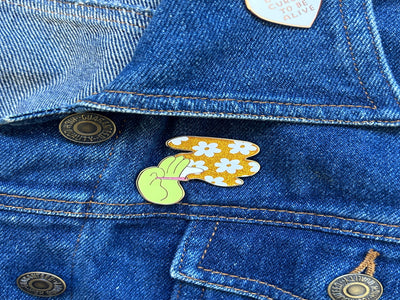 Flower Power Enamel Pin