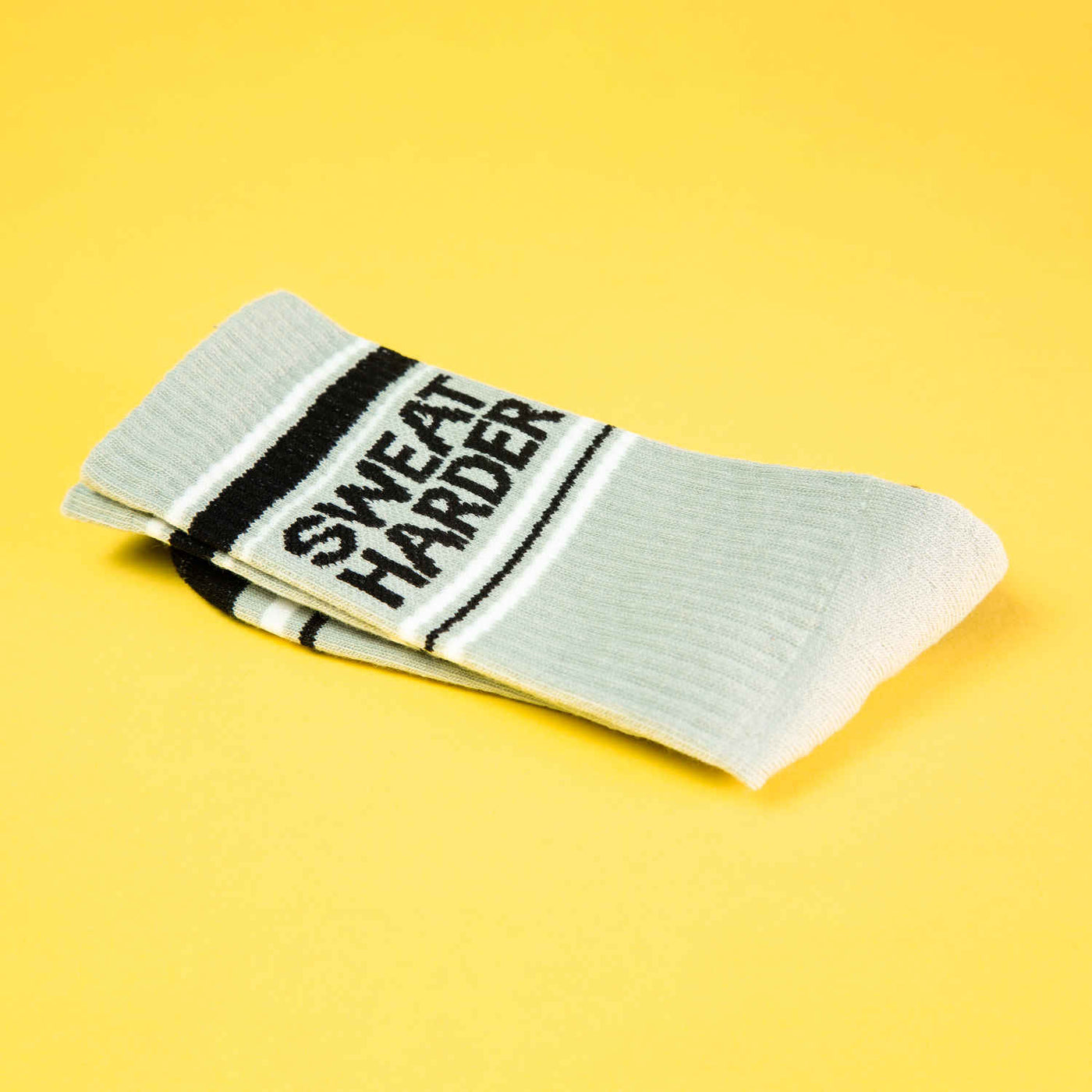 SWEAT HARDER Gym Crew Socks