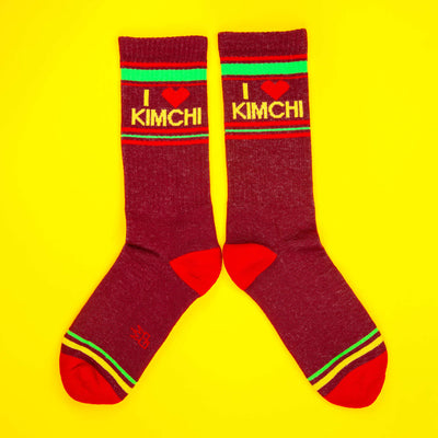 I ❤️ KIMCHI Gym Crew Socks