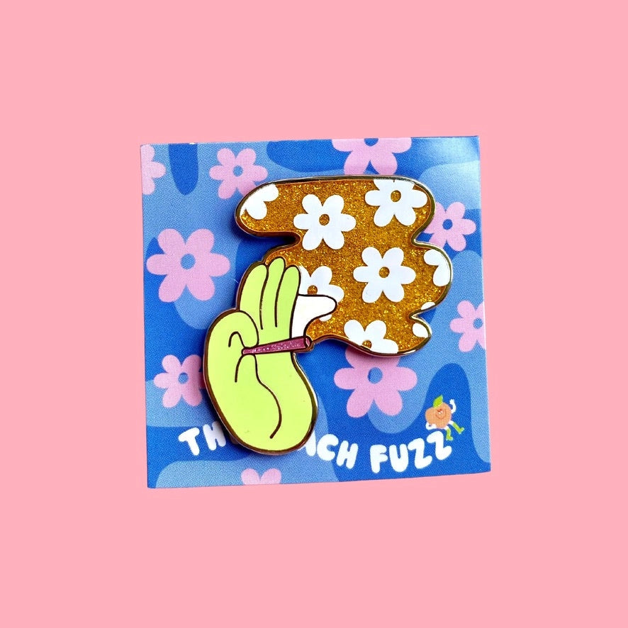 Flower Power Enamel Pin