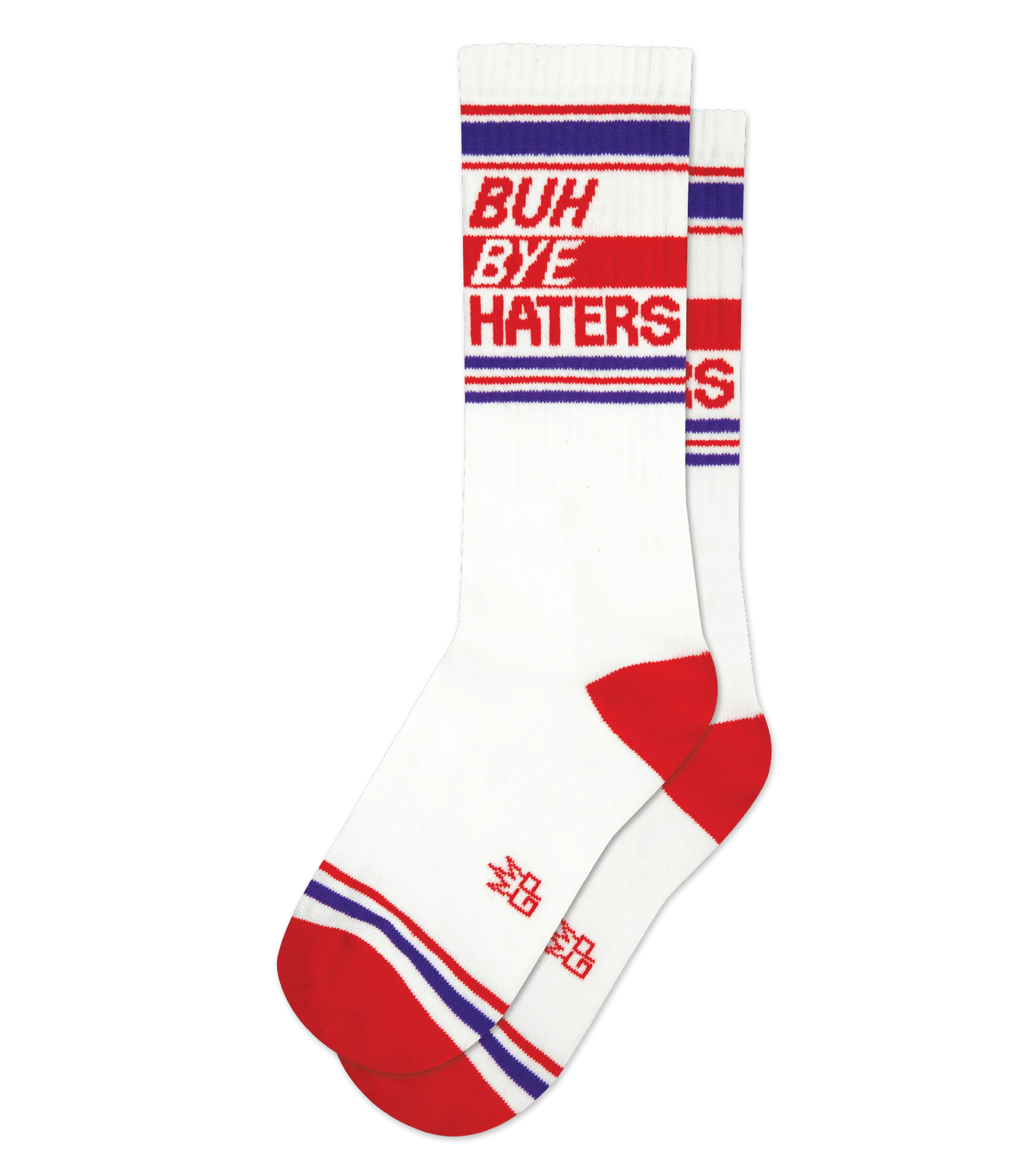 BUH BYE HATERS Gym Crew Socks