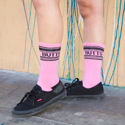 BUTTS gym socks