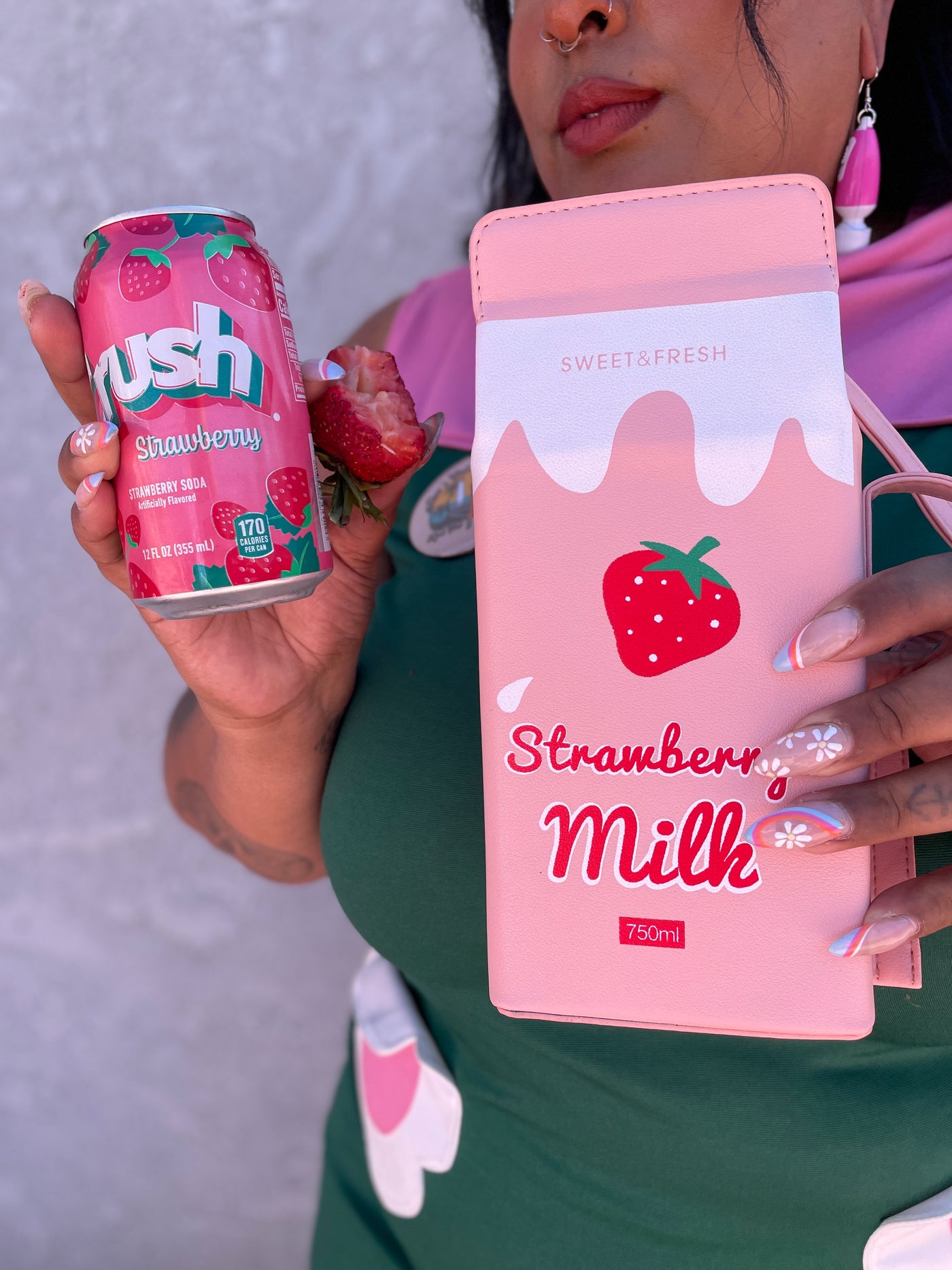 Strawberry milk box pink - Gem