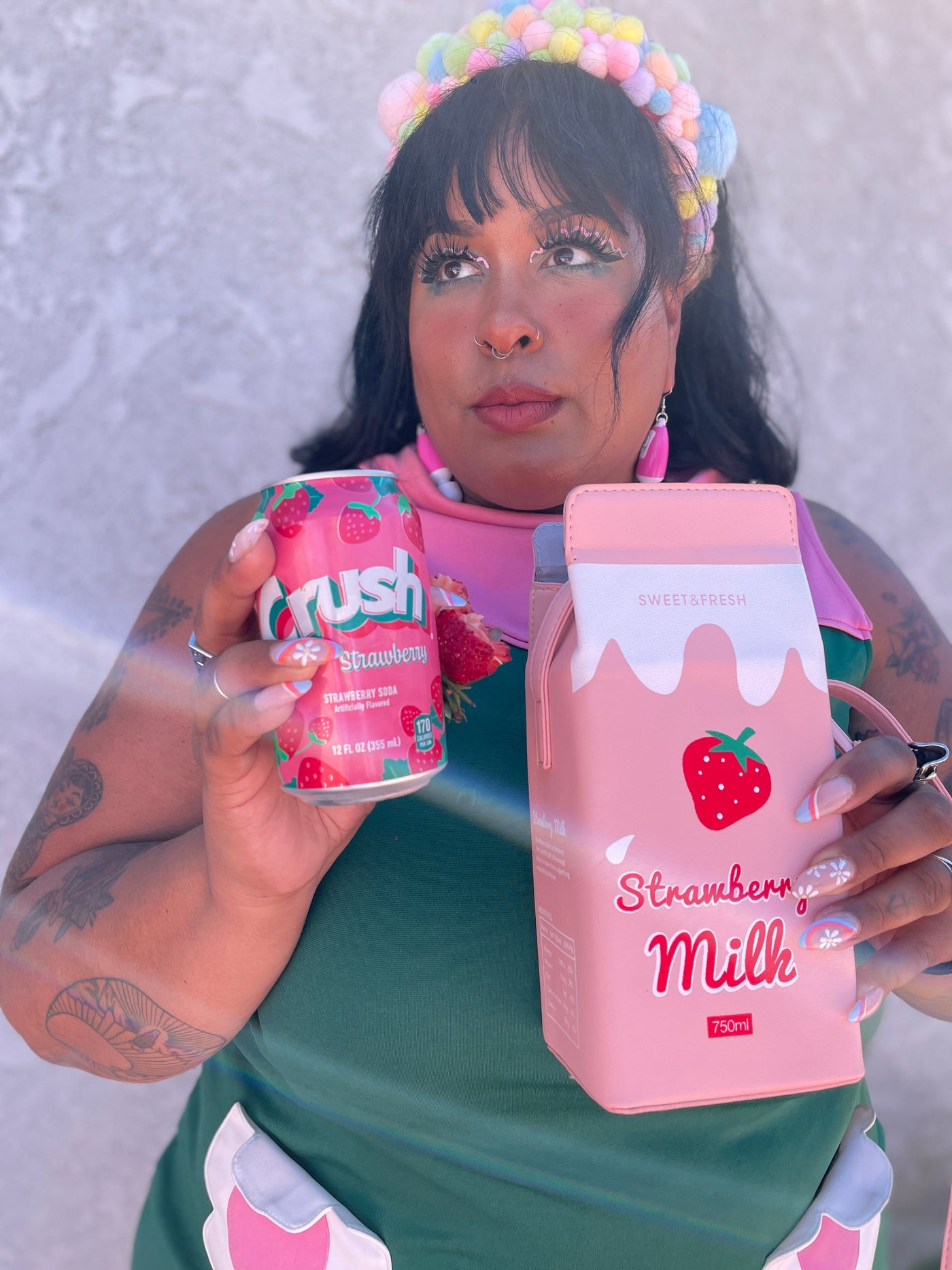 Pusheen® Strawberry Milk Carton Bag | Claire's