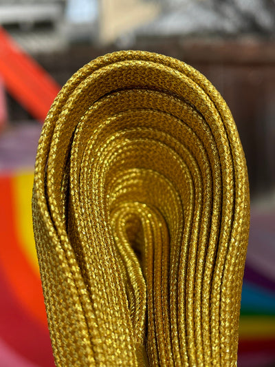 Gold Metallic 96 inch SPARK Roller Skate Laces